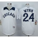 White Sox #24 Early Wynn White 1976 Turn Back The Clock Stitched Jersey