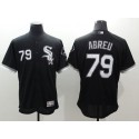 White Sox #79 Jose Abreu Black Flexbase Authentic Collection Stitched Jersey