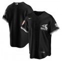 White Sox Black Cool Base Stitched Jersey