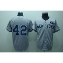 Yankees #42 Mariano Rivera Grey GMS The Boss Stitched Jersey