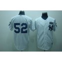 Yankees #52 C.C. Sabathia White GMS The Boss Stitched Jersey
