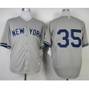 Yankees #35 Michael Pineda Grey Stitched Jersey