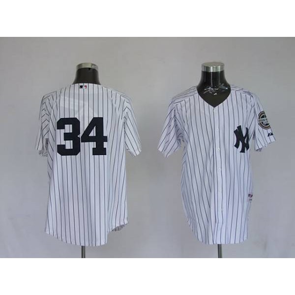 Yankees #34 Brian McCann White Stitched Jersey