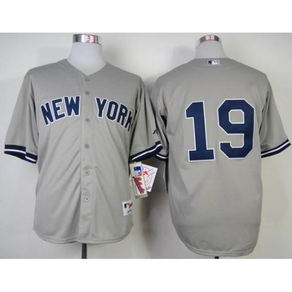 Yankees #19 Masahiro Tanaka Grey Stitched Jersey
