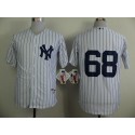 Yankees #68 Dellin Betances White Stitched Jersey