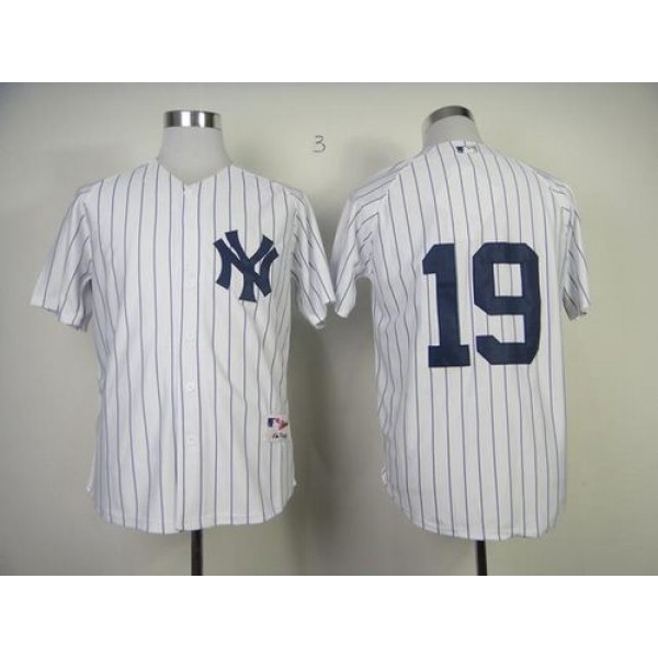 Yankees #19 Masahiro Tanaka White Stitched Jersey