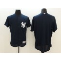 Yankees Blank Navy Blue Flexbase Authentic Collection Stitched Jersey