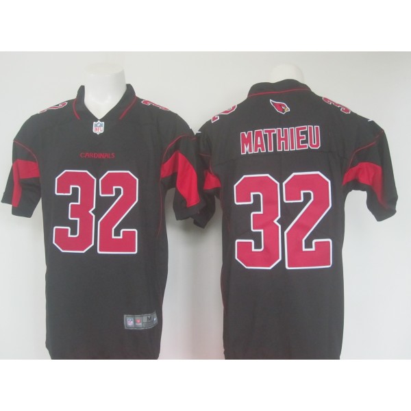 Arizona Cardinals #32 Tyrann Mathieu Black Limited Rush Stitched Nike Jersey