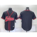 Atlanta Falcons Blank Black Cool Base Stitched Baseball Jersey