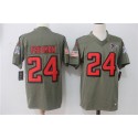 Atlanta Falcons #24 Devonta Freeman Olive Salute To Service Limited Stitched Nike Jersey