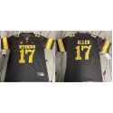 Buffalo Bills #17 Josh Allen Brown Wyoming Stitched Jersey