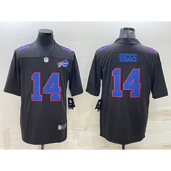 Buffalo Bills #14 Stefon Diggs Black Vapor Untouchable Limited Stitched Jersey