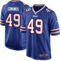 Buffalo Bills #49 Tremaine Edmunds Royal 2018 Draft First Round Pick Game Jersey