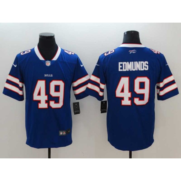 Buffalo Bills #49 Tremaine Edmunds Blue Vapor Untouchable Limited Stitched Jersey