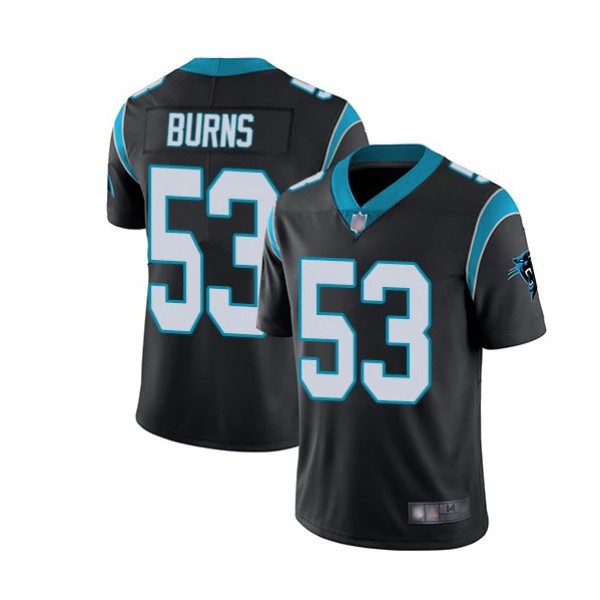 Carolina Panthers #53 Brian Burns Black Vapor Untouchable Limited Stitched Jersey