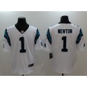 Carolina Panthers #1 Cam Newton White Vapor Untouchable Player Limited Jersey