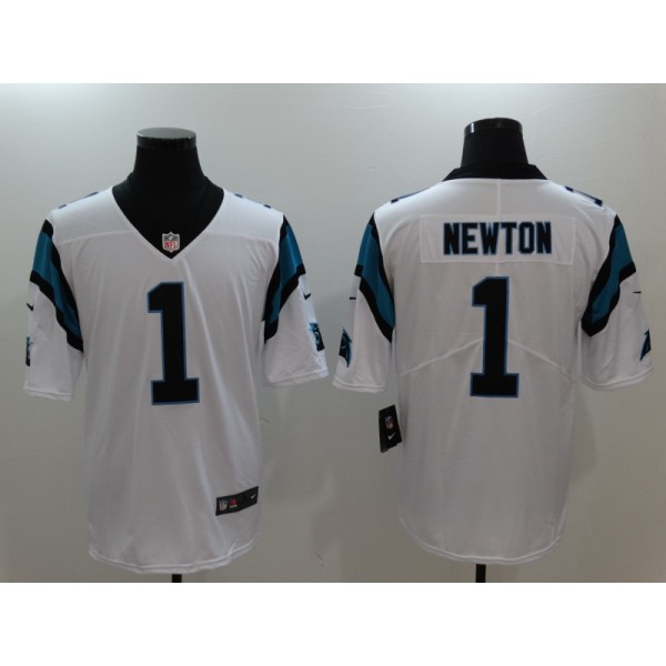 Carolina Panthers #1 Cam Newton White Vapor Untouchable Player Limited Jersey