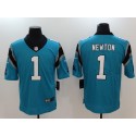 Carolina Panthers# 1 Cam Newton Blue Vapor Untouchable Player Limited Jersey