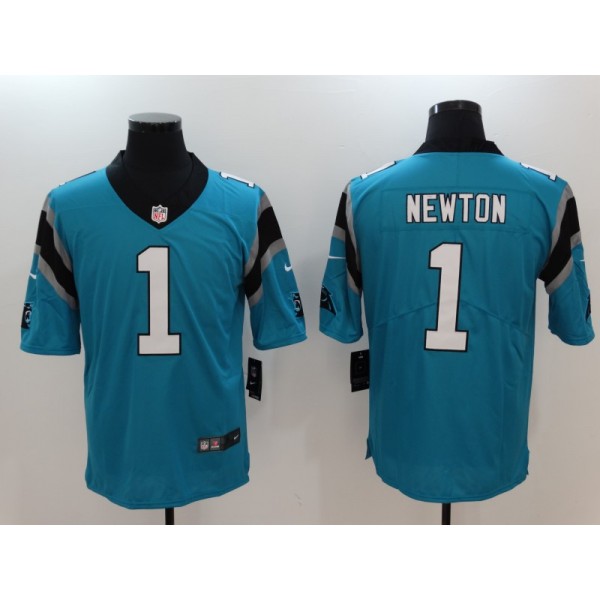 Carolina Panthers# 1 Cam Newton Blue Vapor Untouchable Player Limited Jersey