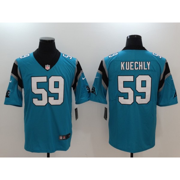 Carolina Panthers #59 Luke Kuechly Blue Vapor Untouchable Player Limited Jersey