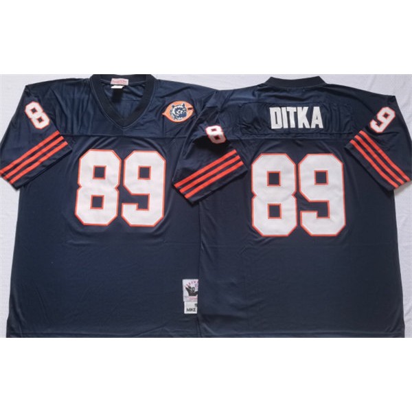Chicago Bears #89 DITKA Navy Limited Stitched Jersey