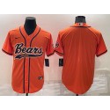 Chicago Bears Blank Orange Stitched Jersey