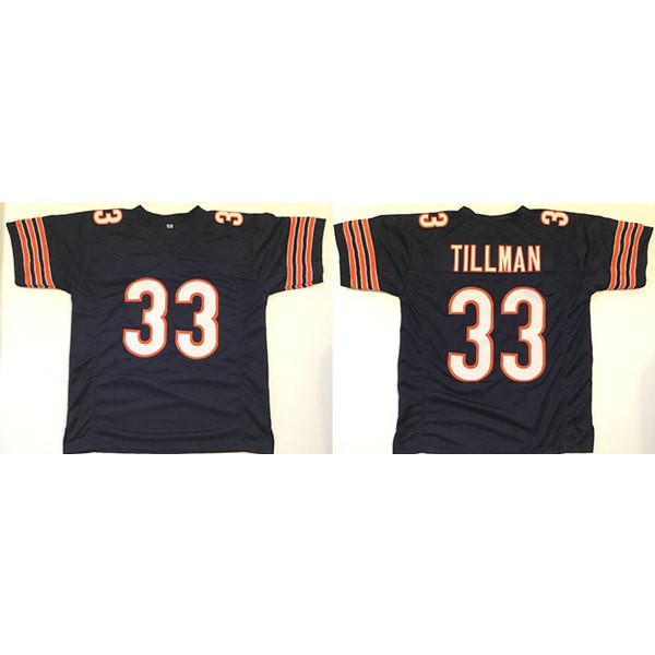 Chicago Bears #33 Charles Tillman Blue Stitched Jersey