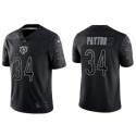 Chicago Bears #34 Walter Payton Black Reflective Limited Stitched Football Jersey