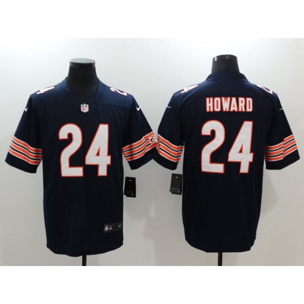 Chicago Bears #24 Jordan Howard Navy Vapor Untouchable Player Limited Jersey