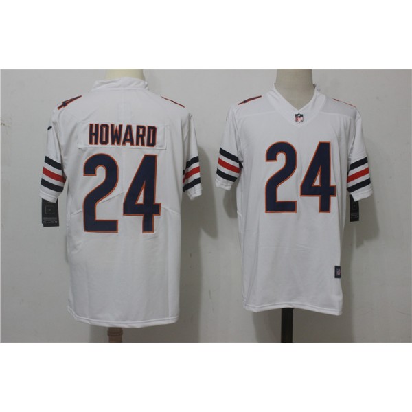 Chicago Bears #24 Jordan Howard White Stitched Vapor Untouchable Limited Nike Jersey
