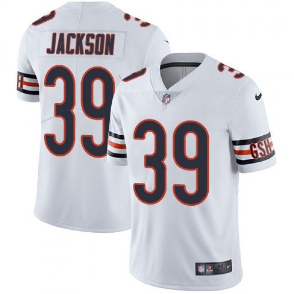 Chicago Bears#39 Eddie Jackson White Vapor Untouchable Limited Stitched Jersey
