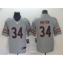 Chicago Bears #34 Walter Payton Silver Inverted Legend Stitched Jersey