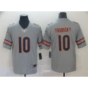 Chicago Bears #10 Mitchell Trubisky Silver Inverted Legend Stitched Jersey