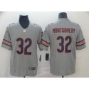 Chicago Bears #32 David Montgomery Silver Inverted Legend Stitched Jersey