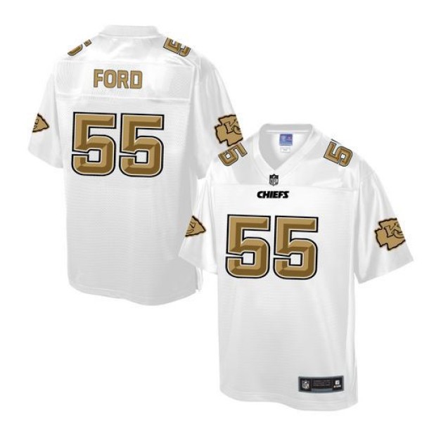 Chiefs #55 Dee Ford White Pro Line Fashion Game Nike Jersey