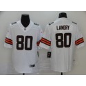 Cleveland Browns #80 Jarvis Landry New White Vapor Untouchable Limited Stitched Jersey