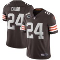 Cleveland Browns 2022 #24 Nick Chubb Brown With 1-Star C Patch Vapor Untouchable Limited Stitched Jersey