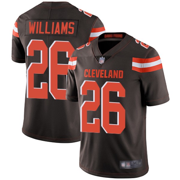 Cleveland Browns #26 Greedy Williams Brown Vapor Untouchable Limited Stitched Jersey