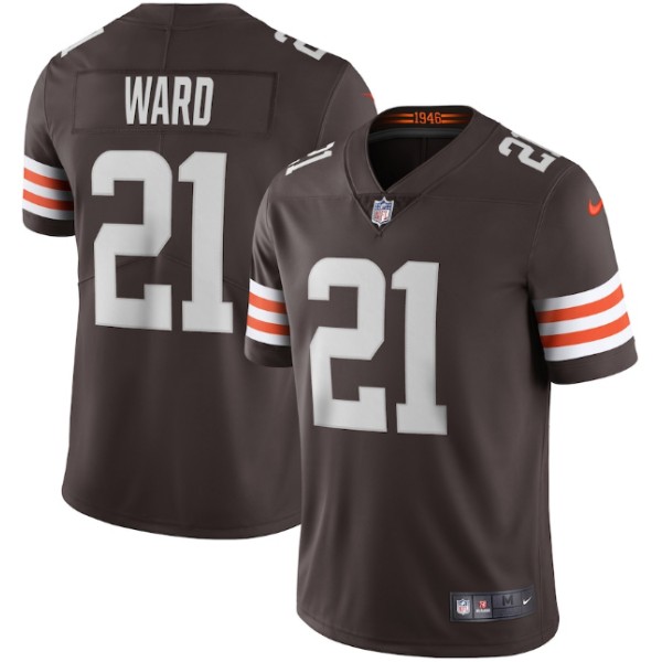 Cleveland Browns #21 Denzel Ward New Brown Vapor Untouchable Limited Stitched Jersey
