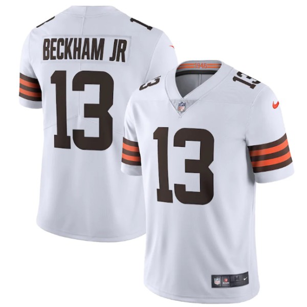 Cleveland Browns #13 Odell Beckham Jr. New White Vapor Untouchable Limited Stitched Jersey