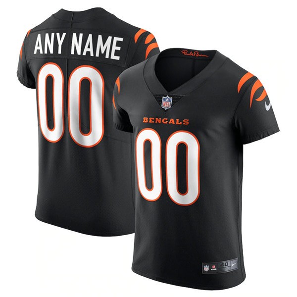 Cincinnati Bengals Customized Name Black Vapor Untouchable Limited Stitched Jersey