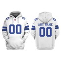 Dallas Cowboys Customized White Pullover Hoodie