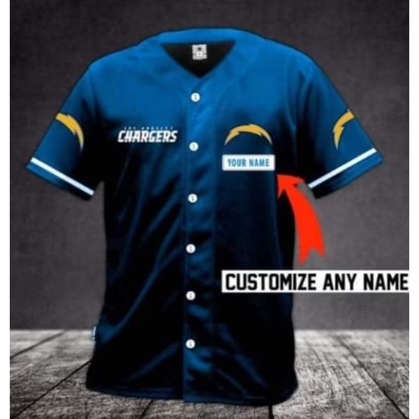 Los Angeles Chargers Customized Blue Stitched Limited NFL Jersey