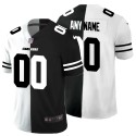 Los Angeles Chargers Custom Black White Split Limited Stitched Jersey