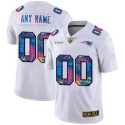 New England Patriots Customized 2020 White Crucial Catch Limited Stitched NFL Jersey