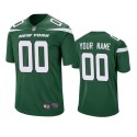 New York Jets Customized Custom Green Vapor Untouchable Limited Stitched Jersey