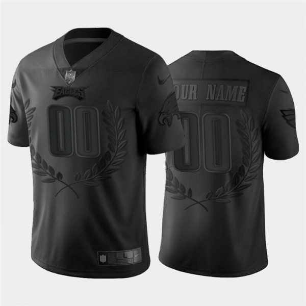 Philadelphia Eagles Customized Black MVP Stitched NFLJersey