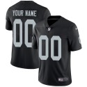 Raiders Customized Black Vapor Limited Stitched Jersey