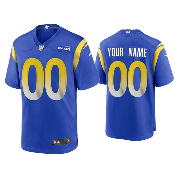Rams Customized Royal Limited Stitched Jersey