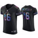 San Francisco 49ers #16 Joe Montana Black Stitched Football Jersey